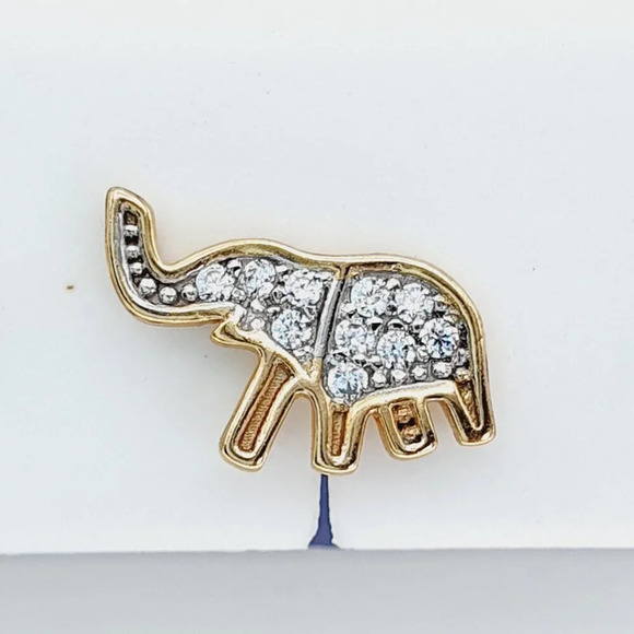 925 Sterling Silver CZ Stud Earrings for Women/Girl, US925P1225 - Picture 2 of 7